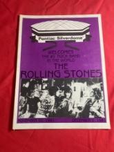 1981 Rolling Stones Concert Program