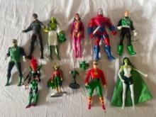 Assorted Green Lantern Comics Action Figures