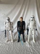 Star Wars Luke Skywalker and Storm Trooper Action Figures