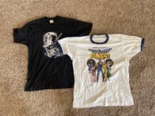 Vintage Jon Sable and American Flagg Shirts