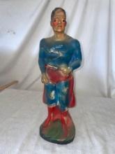 Antique Chalk ware Superman
