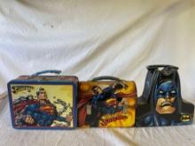 Superman and Batman Lunchboxes