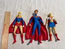 Supergirl Action Figures (3)