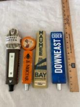 Four Craft Brewery Tap Handles