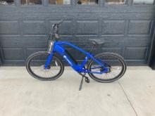 E Dash Serfas New E-Bike Blue Hydraulic Brakes 48V 14AH 500W