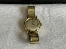 Men's 14k Gold Omega Watch