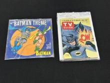 Batman Tv Guide And Theme 45 Record
