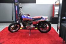 Evel Knievel Replica Motorcycle, Painted By Evel's Artist