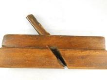 Vintage Wooden Plane Edge, 9 1/2", Overall