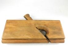 Vintage Wooden Plane Edge, 9 3/8", Overall