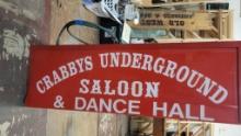 Crabby's Saloon sign