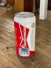 Budweiser beer can mini fridge