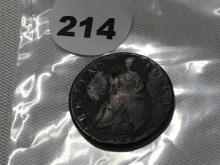 1694 Britannia Half Penny