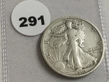 1916-P Walking Liberty Half Dollar