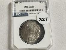 1884-O Morgan Dollar (Toning) PCI MS65