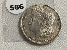 1885 Morgan Dollar EF