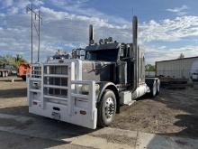 2008 PETERBILT 389 T/A TRUCK TRACTOR ODOMETER READS 577,649 MILES, METER READS 8,974 HOURS, EATON FU