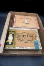 2 Cigar Boxes - White Owl