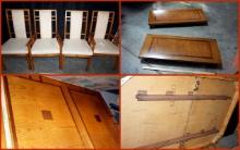 Wooden Dining Table W/ Leaves & 4 Stanley Furniture Chairs - Pick Up 6/6