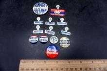 Political Buttons & Advertising