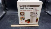 West Bend Food Processor