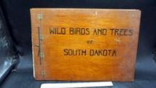Wooden Book - Wild Birds And Trees Of South Dakota - 1943 Clay County