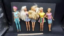 5 - Barbie Dolls