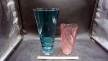 2 - Glass Vases