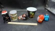 Star Wars Items - Cups, Ball, Eggs, Animated Darth & Darth Vader Candy Filled Egg