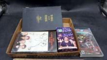 Book, Dvd, Ps2 Game & Vhs Tape
