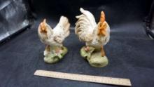 2 - Chicken Statues