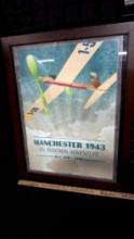 Framed Manchester 1943 An Aviation Adventure Picture