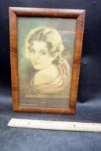Framed Lady Picture