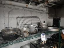 Pots and pans assorted