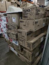 Pallet of assorted glasses ware (sold per box)