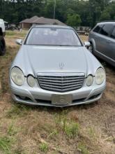 2007 Mercedes E550 4 door Silver runs & drives clean title vin#5250