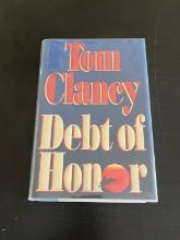 1994 Signed Tom Clancy Hardcover "Debt of Honor" 1st Edition Book