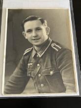 WWII German Soldier Wehrmacht Portrait Photo