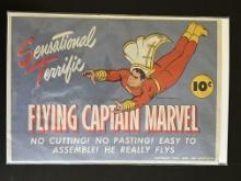 High Grade. Flying Captain Marvel 10 Cents Golden Age 1944.