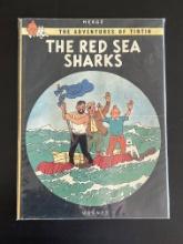 The Adventures of TinTin The Red Sea Sharks Little Brown and company #1 Bronze Age 1976
