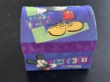 Mickey Unlimited Small Jewelry Box Shaped Like a Trunk Purple Born Leader 1990s