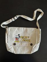 Mickey Mouse Canvas Purse Walt Disney Productions Made in Japan for Tokyo Disneyland