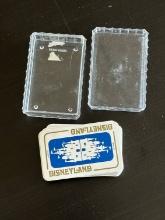 Disneyland Mini Card Deck in Plastic Carrying Case