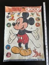 Original Vintage BSB Decor Car Stickers Featuring Mickey Mouse LARGE Still In Original Packaging 197