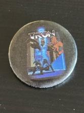 Tron Button Pin 2 Inches For the Original Movie 1982 Tron with Jeff Bridges Walt Disney Productions