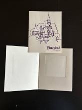 2 Unused Disneyland Kodak Polaroid Photo Holders 1989 Special Disney Purple Castle Edition