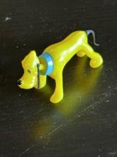 Vintage Small Plastic Pluto Bobblehead Walt Disney Productions 1960s Marx Toys