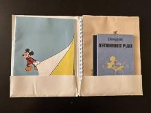 1974 Cast Member Training Kit with Folders, Your Role in the Disneyland Show Program Brochure, Disne