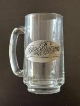 Glass From Disneyland With a Metal Band for the Ride SPLASH MOUNTAIN July 1989
