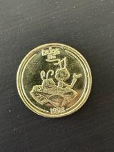 Pixar Fest Disneyland Coin Medallion 2024 Gold A Bugs Life (1998) Movie Coin Flik & Dot